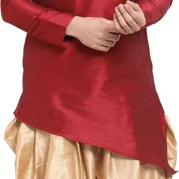 sydney heights Men Pure Silk Kurta Dhoti Pant Set image 1