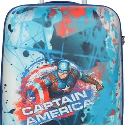 marvel Small Cabin Suitcase (48 cm) 4 Wheels - Original Captain Amca - Teal image 2