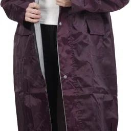 youth robe Solid Women Raincoat image 1