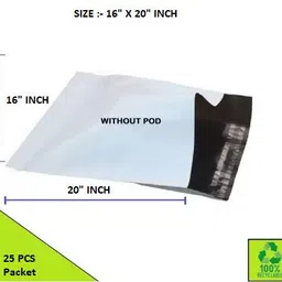 maleko Envelopes/Mail Bag/Courier Bags/Pouches/Cover Poly bags for Shipping (White) Security Bag-picture-45