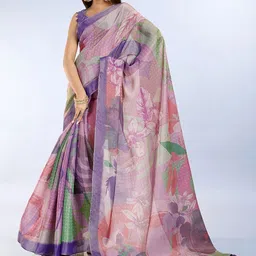 Jinal & Jinal Floral Art Silk Saree-picture-20