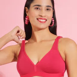 Dollar Missy Set Of 5 Solid Non Padded Cotton Bra Set image 2