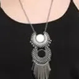 ZURIKRISHA Silver-Plated Alloy Jewellery Set image 3