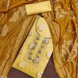 MANVAA Embellished Unstitched Dress Material-picture-16