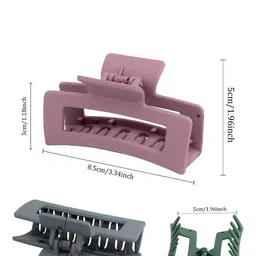 SHREEWATCHES Women Set of 6 Claw Clip image 3