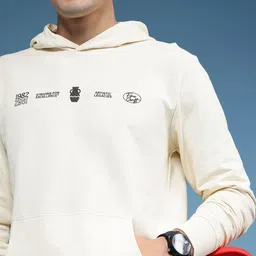 HERE&NOW Typography Printed Pure Cotton Hooded Sweatshirt image 2