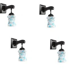 SOMIL Blue Glass Cylinder Printed Wall Lamps-picture-26