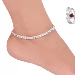 AamNa Enterprises Silver-Plated Anklet-picture-26