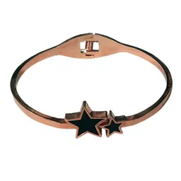Adhvik Unisex Stainless Steel Lock Free Wrist Cuff Bracelet-picture-21