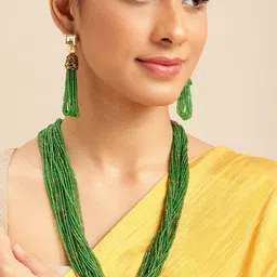 Anouk Gold-Plated Layered Beaded Jewellery Set-picture-12