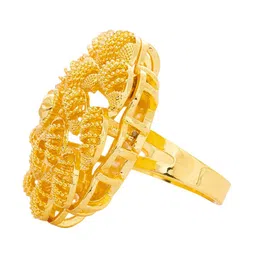 Manikya Gold-Plated Adjustable Finger Ring image 3