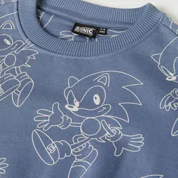 max Boys Printed Long Sleeves Pure Cotton Sweatshirt With Joggers image 4