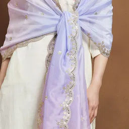 Melange by Lifestyle Dyed Dupatta image 2