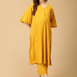 The Mom Store V Neck Tunic & Trousers Maternity Co-Ords Set image 1