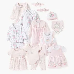 Juniors by Babyshop Girls Checked Sleepsuit with Button Closure image 2