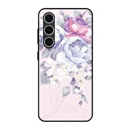 QRIOH Elegant Floral Samsung Galaxy S24 FE 5G Impact Resistant Back Case image 1