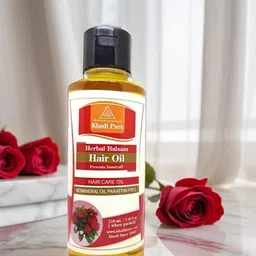 Khadi Pure Set Of 2 Herbal Balsam Hair Oil - 210 ml Each image 4