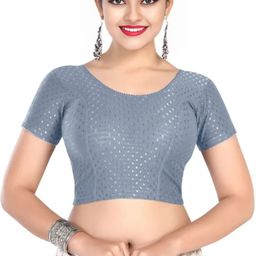 pt priyanka textiles Round Neck Women Blouse-picture-43