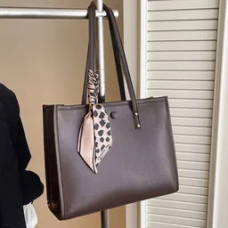 StyleCast x Revolte PU Oversized Shopper Tote Bag image 3