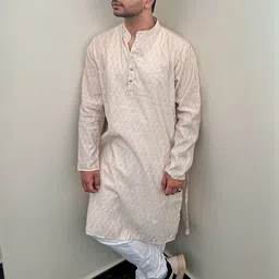 Disha R Dot Men Yellow Kurtas-picture-48