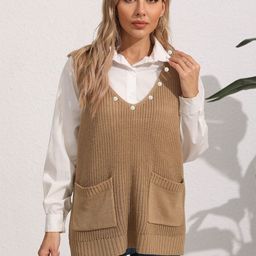 StyleCast Women Ribbed Sweater Vest-picture-48