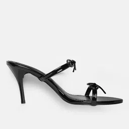 AXIUM Slim Heeled Sandals With Bow Details image 5