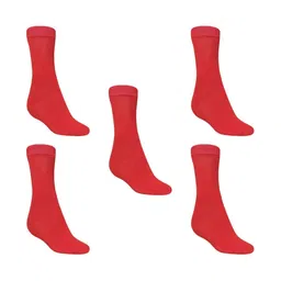 MUKHAKSH Girls Pack Of 5 Calf Length Socks-picture-20