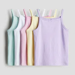 H&M 5-Pack Jersey Vest Tops-picture-41