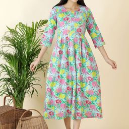 Moda Rapido Printed Gown Dress-picture-39