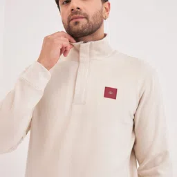 Sweet Dreams Men Solid Mock Collar Long Sleeves Tracksuits image 5