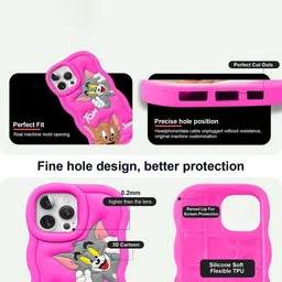 CASE CREATION Tom & Jerry Cartoon Printed iPhone 11 Pro Back Case image 5