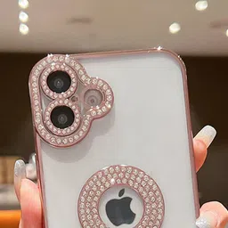 Luxury Kase Embellished iPhone 16 Plus Back Case image 4