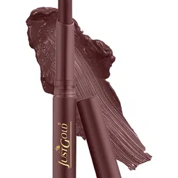 JUSTGOLD Long Lasting Matte Lipstick With Vitamin E & Aloevera - 4 g - Brown Cafe - 05-picture-29