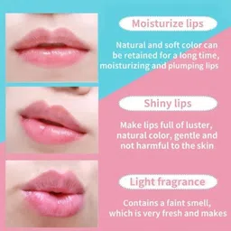 FEELHIGH Heart Shape Moisturizing Lip Gloss-10gm image 4