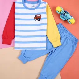 V-Mart Boys Printed Pure Cotton T-shirt With Jogger-picture-12