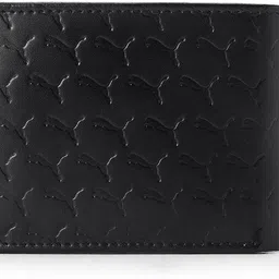 puma Men & Women Black Fabric Wallet image 4