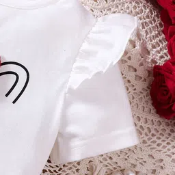 LULU & SKY Girls Printed Top with Skirt image 4