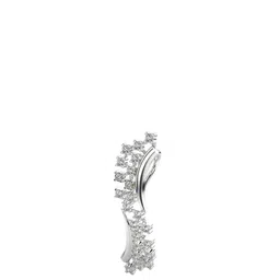 VALANOVA Women 14 Kt White Gold Lab Grown Diamond Pendant 1.65 gm-image-97