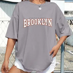 Moda Rapido Women Typography Printed T-shirt-image-72