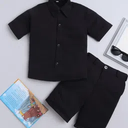 FOURFOLDS Boys Shirt With Shorts-picture-11