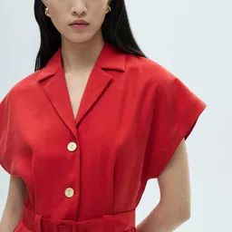 MANGO Belted Playsuit-picture-5