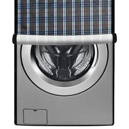 The Furnishing Tree Washing Machine Cover Check Black Compatible for LG 8 Kg Front Loading FHV1408Z-picture-38