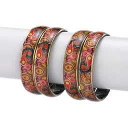 Somil Set Of 28 Glass Bangles Set image 5