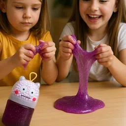 Kalra Magic Non Toxic Clear Crystal Slime Soft Jelly Clay Putty Mud Stress Relief Toy image 4