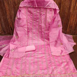 SAINOOR Embroidered Unstitched Dress Material image 2