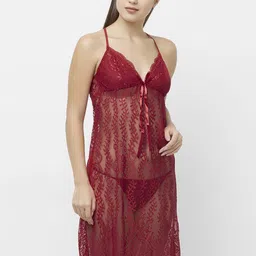 NOIRA Women Shoulder Straps Baby Doll image 1