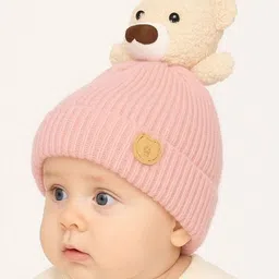 ketkar Unisex Kids Woollen Beanie image 3