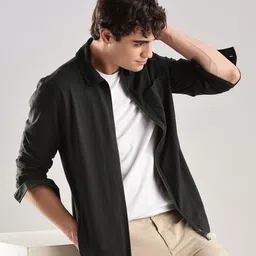 Calvin Klein Jeans Men Slim Fit Opaque Striped Casual Shirt-image-99