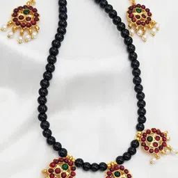 VEDAJ Unisex Black Jewellery Set-picture-15