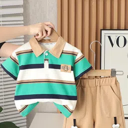 StyleCast x Revolte Boys Printed Pure Cotton T-shirt with Shorts-picture-33